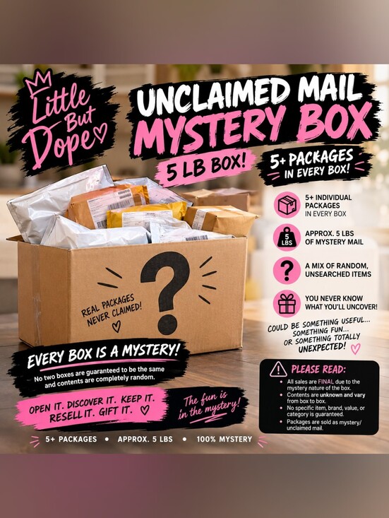 Accessories - Unclaimed/Returned  Mail Mystery Box - 5lbs